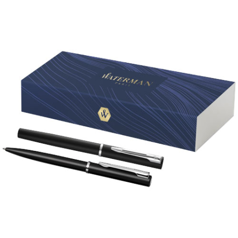 Parure publicitaire de stylos bille et roller Allure Waterman
