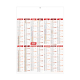 Calendrier bancaire promotionnel - MARIANNE