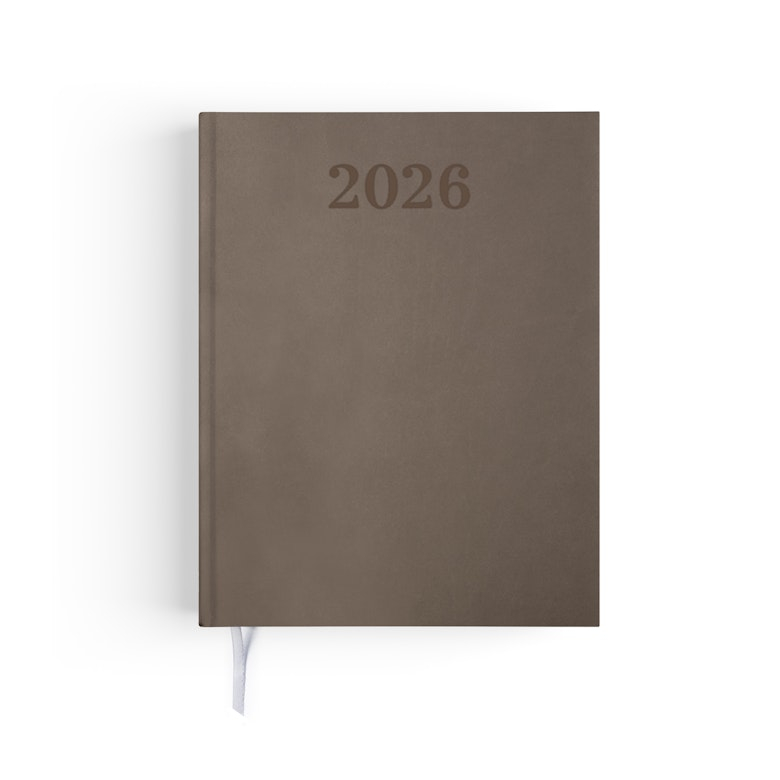 Agenda publicitaire - PREMIUM Taupe