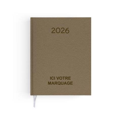 Agenda promotionnel 3 formats - Naturel