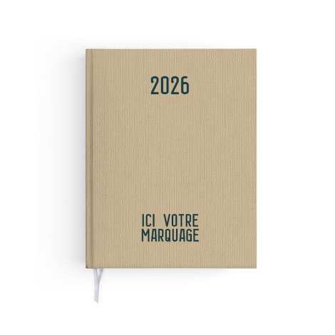 Agenda personnalisable 3 formats - Toile