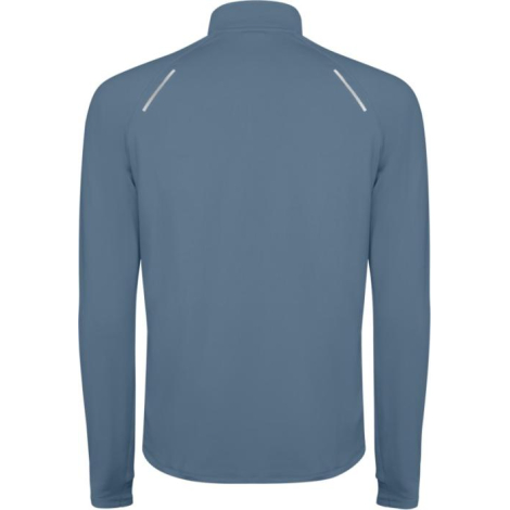 Sweatshirt publicitaire homme demi-zip recyclé et technique Estambul