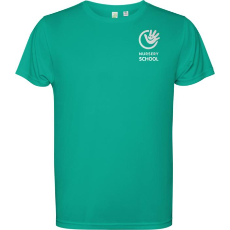 T-shirt enfant promotionnel en polyester recyclé Estoril
