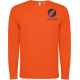 T-shirt personnalisé unisexe manches longues en polyester recyclé Estoril