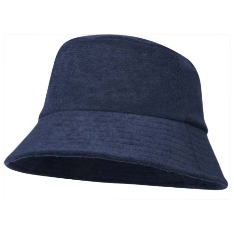 Chapeau publicitaire recyclé Melo en tissu éponge certifié GRS – protection UV