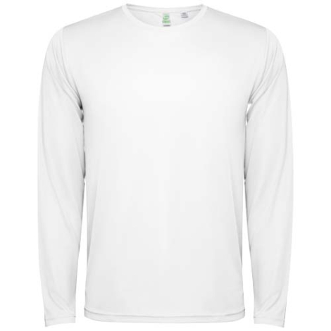T-shirt personnalisé unisexe manches longues en polyester recyclé Estoril