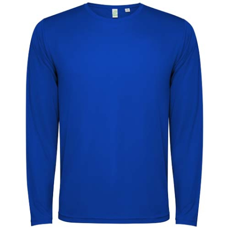 T-shirt personnalisé unisexe manches longues en polyester recyclé Estoril