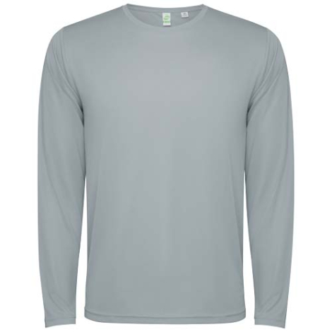 T-shirt personnalisé unisexe manches longues en polyester recyclé Estoril