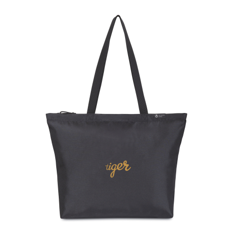 Sac cabas recyclé à personnaliser avec compartiment zippé Renew Sac cabas recyclé à personnaliser avec compartiment zippé Renew