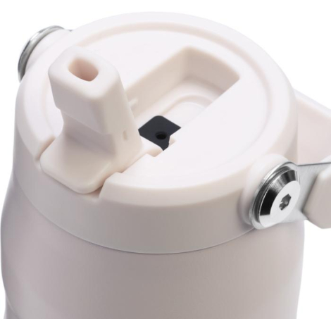 Bouchon avec paille rabattable pour bouteille Stanley recyclée IceFlow 2.0