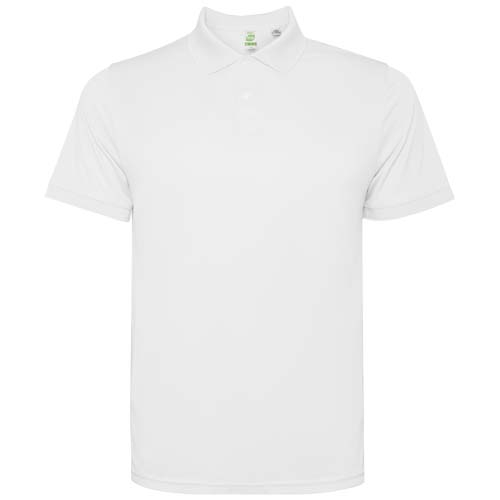 Polo promotionnel recyclé pour homme Tormo ROLY Blanc