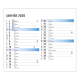 Calendrier promotionnel 2026 plaque 1 vue - Coralie