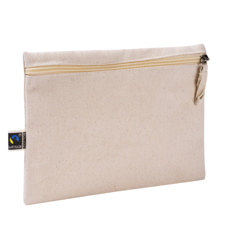 Trousse coton Fair trade publicitaire 21x16 cm Spain