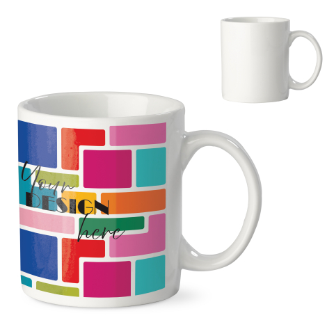 Mug promotionnel réutilisable en céramique 300ml Oslo