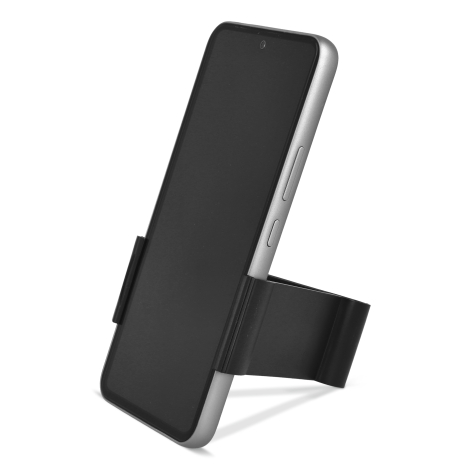 Support de téléphone publicitaire compact et pliable en R-ABS