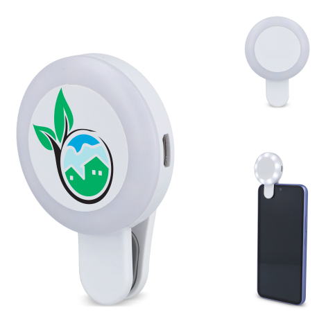 Lampe LED rABS compacte personnalisable 3 intensités pour selfie