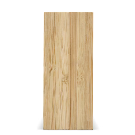 Horloge de bureau promotionnelle bambou naturel design épuré