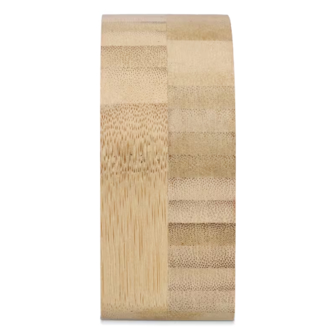 Horloge de bureau personnalisable en bambou forme arrondie Droplet