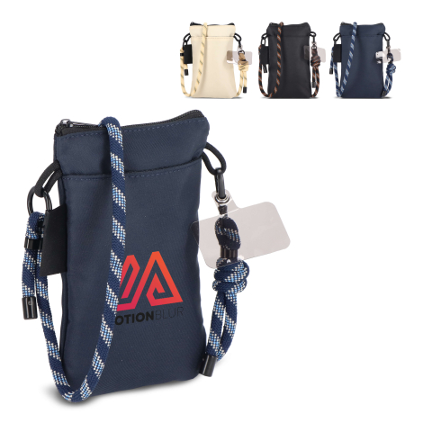 Pochette personnalisée R-PET avec sangle paracorde Everyday Essentials