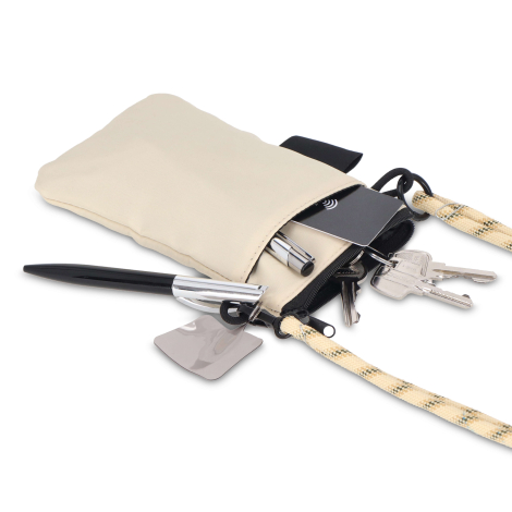 Pochette personnalisée R-PET avec sangle paracorde Everyday Essentials