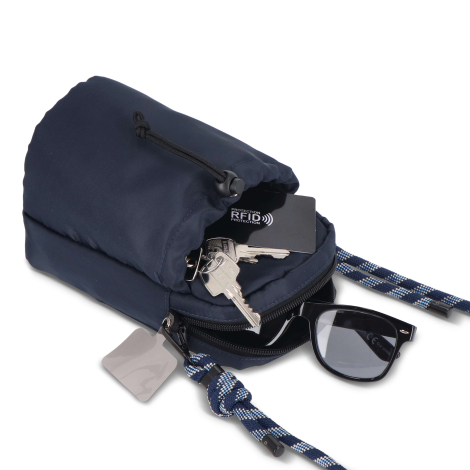 Pochette publicitaire compacte rPET et sangle paracorde Hydrate Everyday Essentials