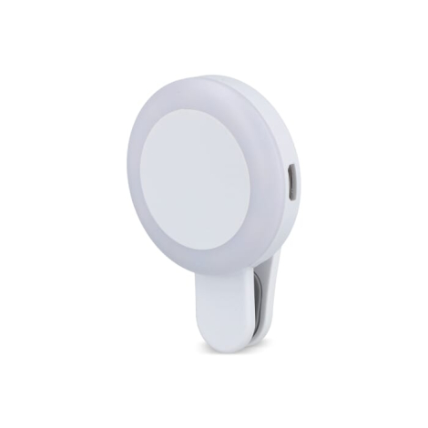 Lampe LED rABS compacte personnalisable 3 intensités pour selfie