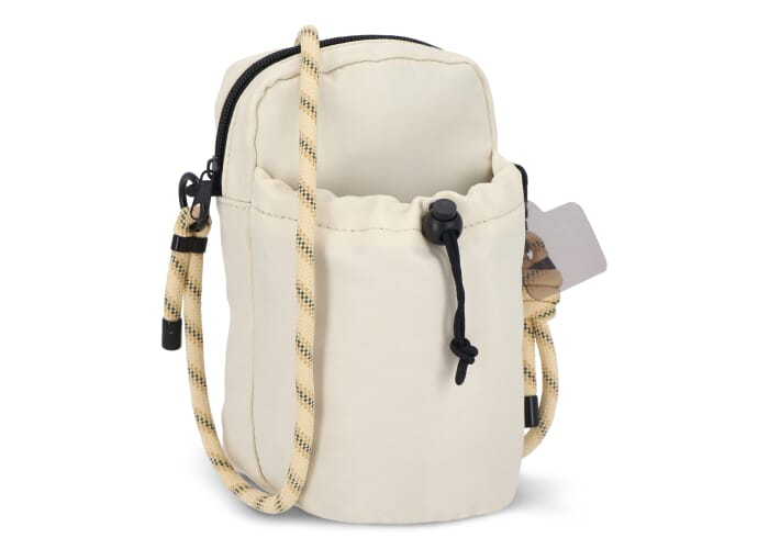 Pochette publicitaire compacte rPET et sangle paracorde Hydrate Everyday Essentials Beige