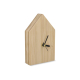 Horloge de bureau publicitaire bambou forme maison Homestead