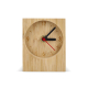 Horloge de bureau promotionnelle bambou naturel design épuré