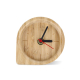 Horloge de bureau personnalisable en bambou forme arrondie Droplet