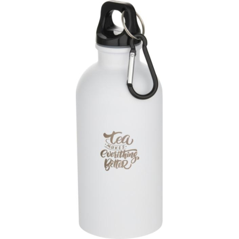 Bouteille 400ml en inox recyclé personnalisée Oregon