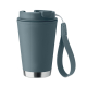 Gobelet à personnaliser Topiz en matériaux recyclés avec dragonne