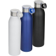 Trois bouteilles durables en inox recyclé aux finitions mates colorées