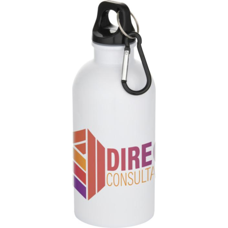 Bouteille de 400 ml en inox recyclé personnalisée Oregon