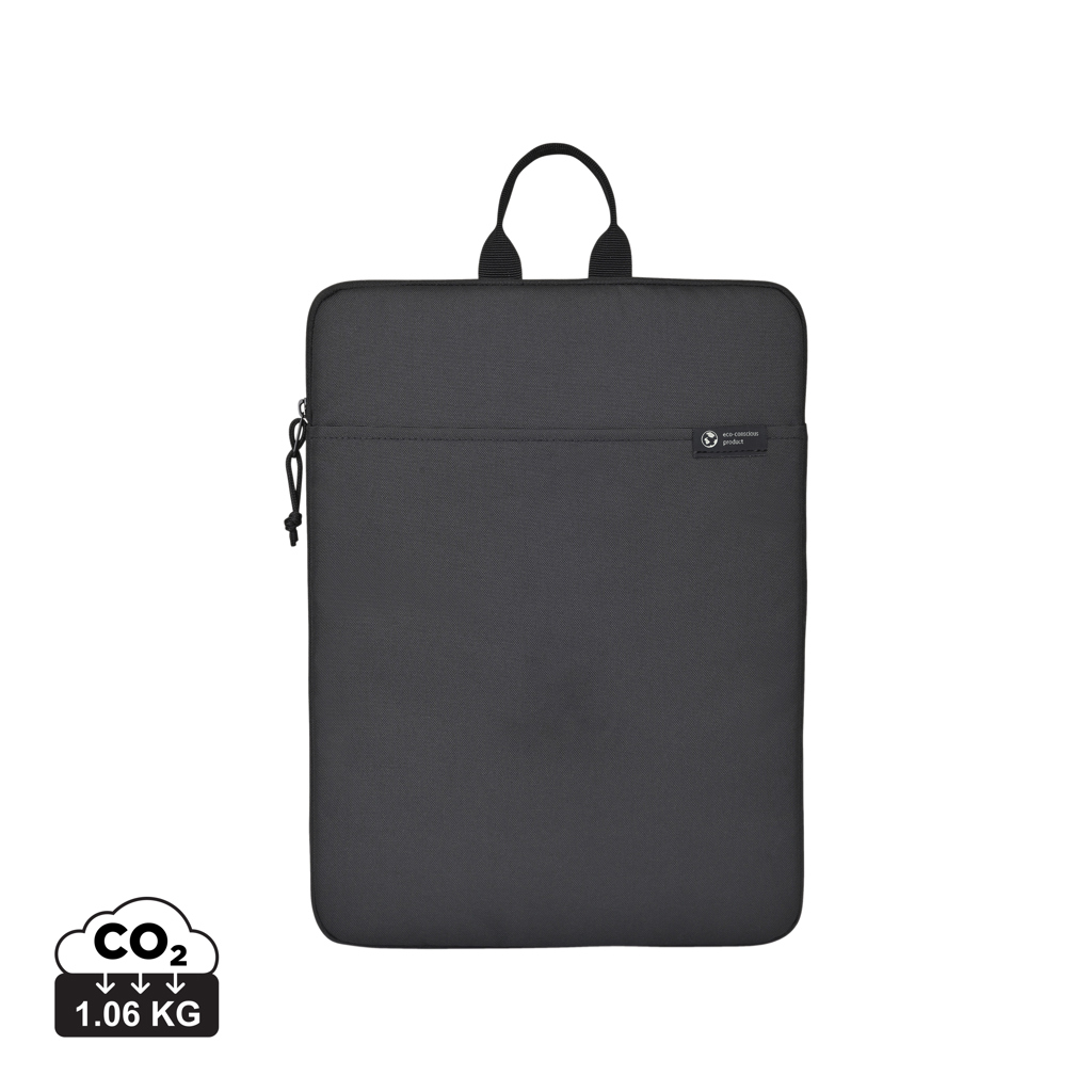 Housse promotionnelle en rPET pour ordinateur 16'' Renew Noir