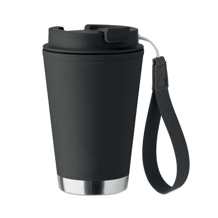 Gobelet à personnaliser 300 ml en matériaux recyclés Topiz Noir