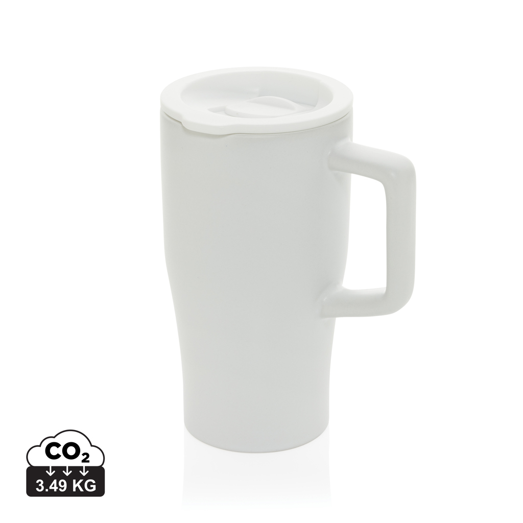 Mug en céramique 490 ml à personnaliser Quencher Blanc