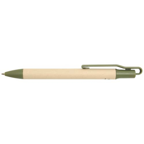 Stylo personnalisable en papier de canne à sucre Liliana