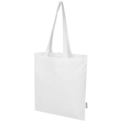 Sac à personnaliser 140g en coton recyclé Madras Blend