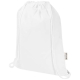 Sac publicitaire 140g en coton recyclé avec cordon Oregon Blend