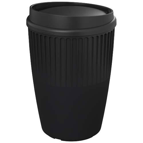 Gobelet personnalisable 350 ml en plastique durable Cirrus Noir