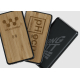 Power bank 10 000 mAh avec coque naturelle présentée recto-verso
