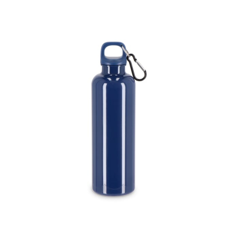 Gourde recyclée 750 ml à personnaliser avec mousqueton Nina