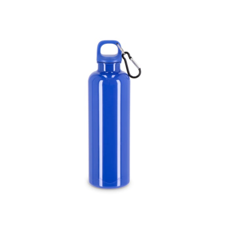 Gourde recyclée 750 ml à personnaliser avec mousqueton Nina