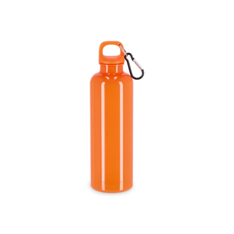 Gourde recyclée 750 ml à personnaliser avec mousqueton Nina