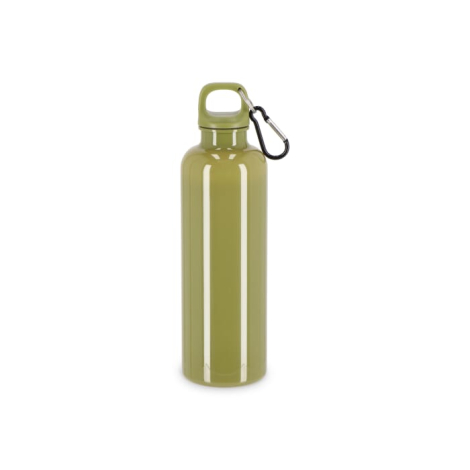 Gourde recyclée 750 ml à personnaliser avec mousqueton Nina