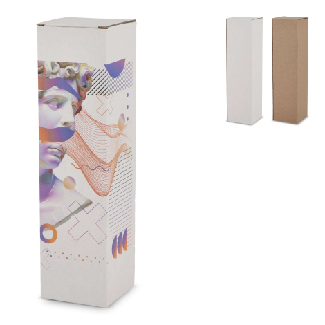 Étui bouteille à personnaliser en carton recyclé