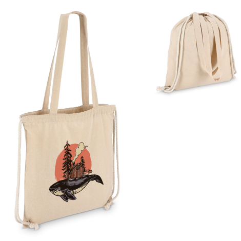 Sac personnalisable coton 140g à cordon 38x42cm