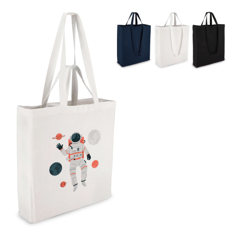 Sac promotionnel coton couleurs 140g à double port