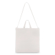 Sac cabas blanc vu de face, avec anses longues et courtes, sans marquage visible